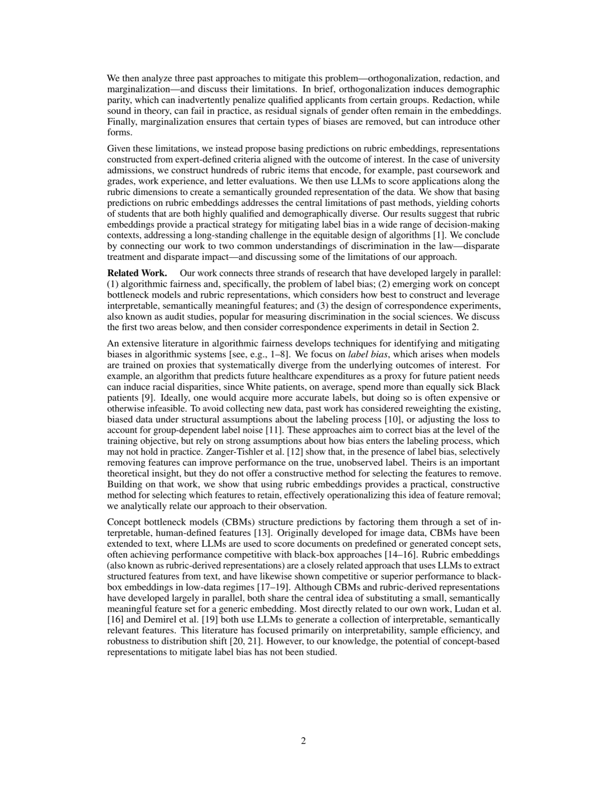 Mitigating Label Bias with Interpretable Rubric Embeddings