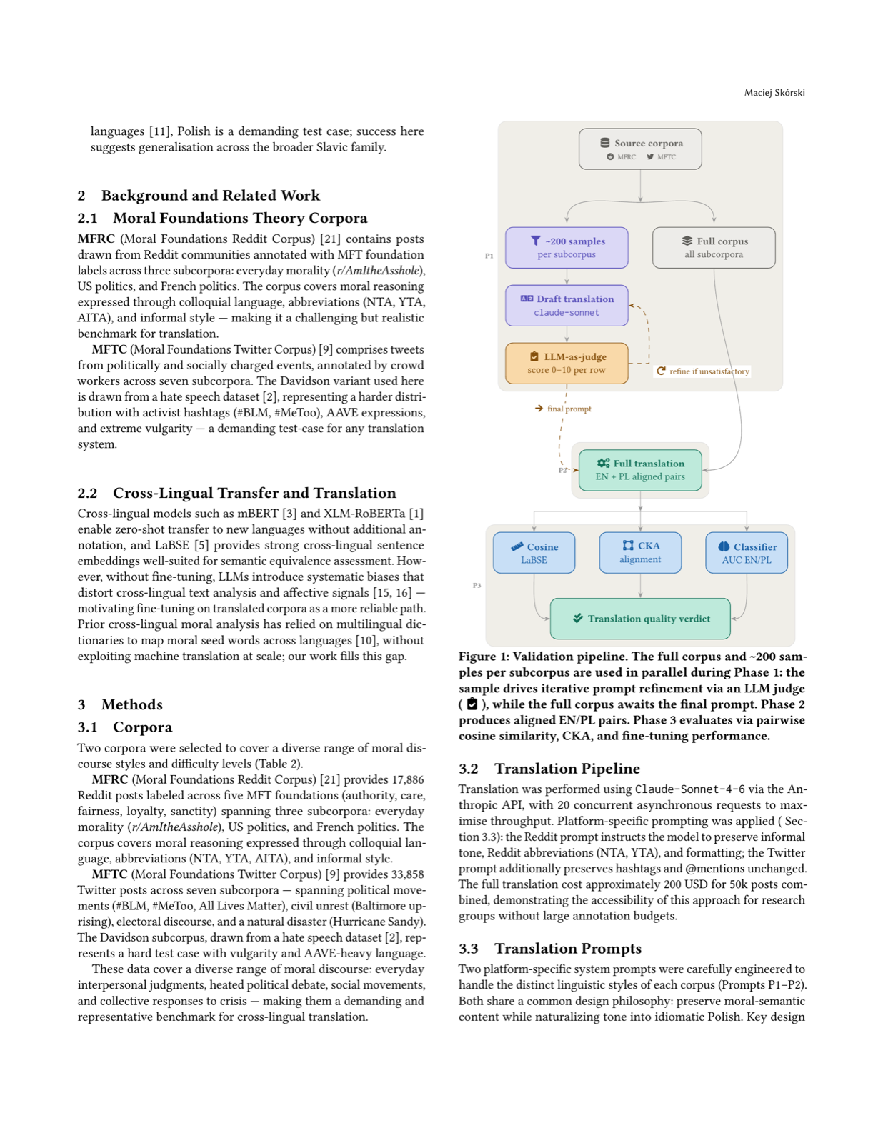 Moral Semantics Survive Machine Translation: Cross-Lingual Evidence from Moral Foundations Corpora