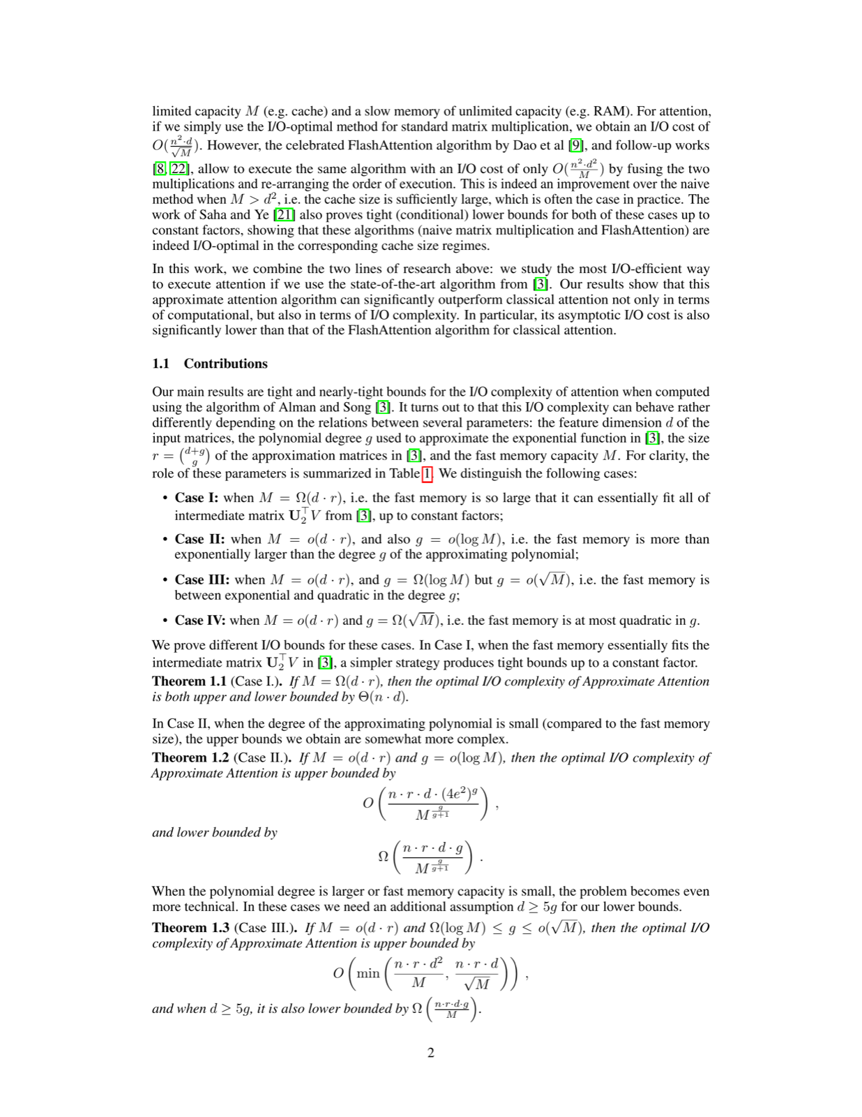 Approaching I/O-optimality for Approximate Attention
