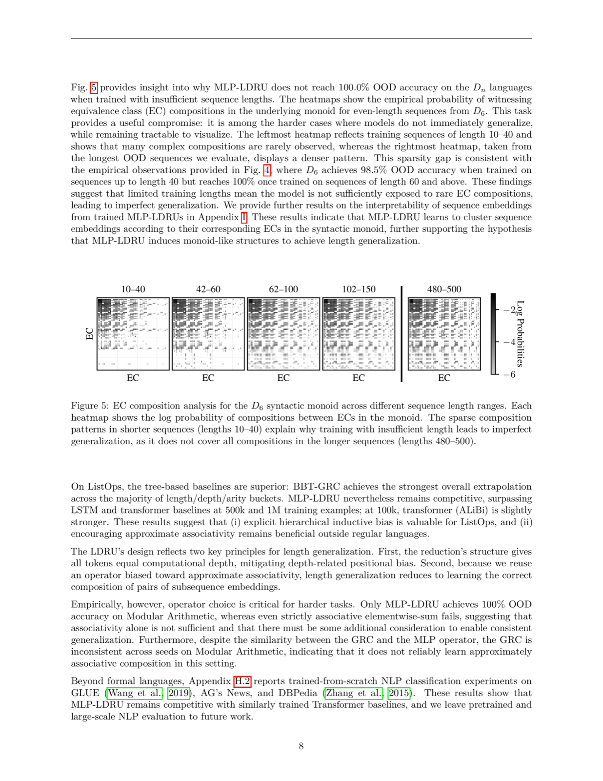 Length Generalization with Log-Depth Recurrent Units