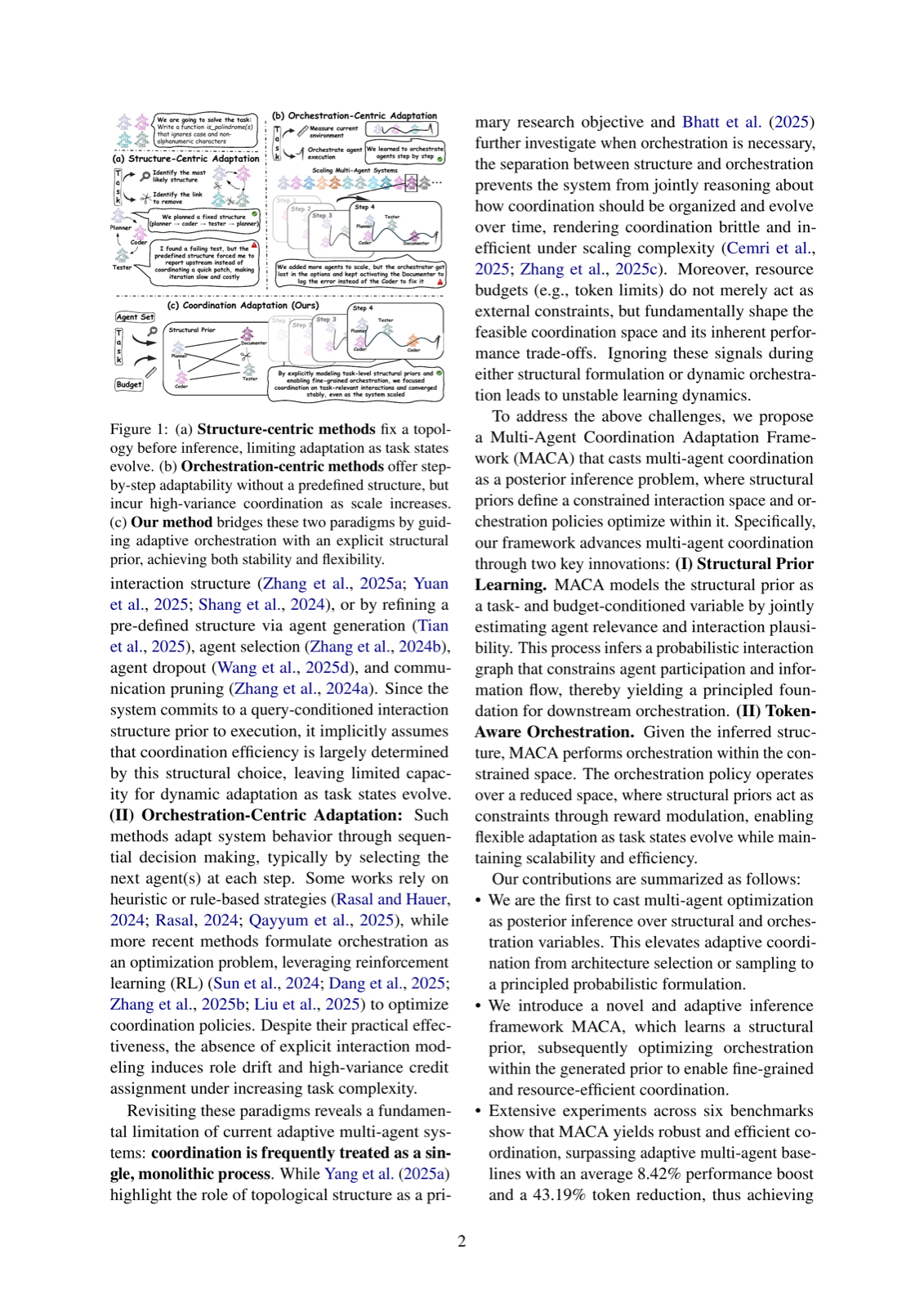 Multi-Agent Coordination Adaptation via Structure-Guided Orchestration