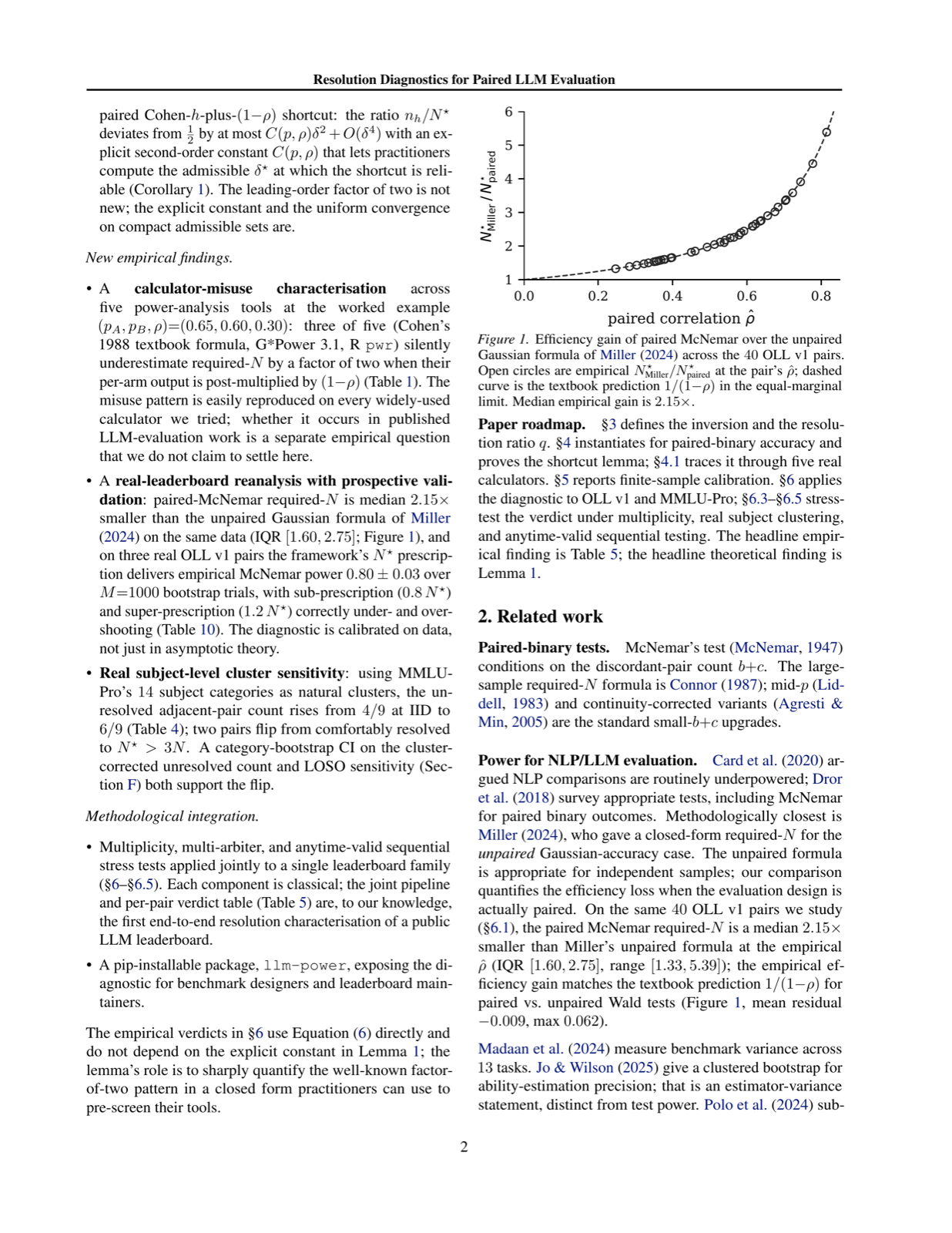 Resolution Diagnostics for Paired LLM Evaluation