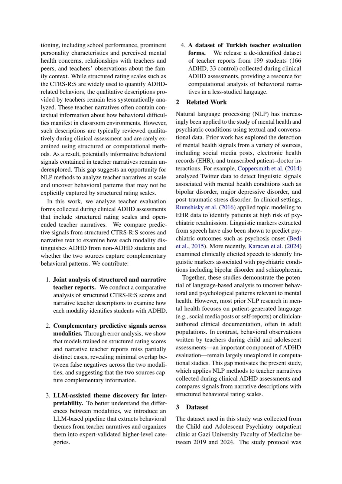 When Rating Scales Fall Short: LLM-Assisted Discovery of ADHD Signals in Turkish Teacher Narratives