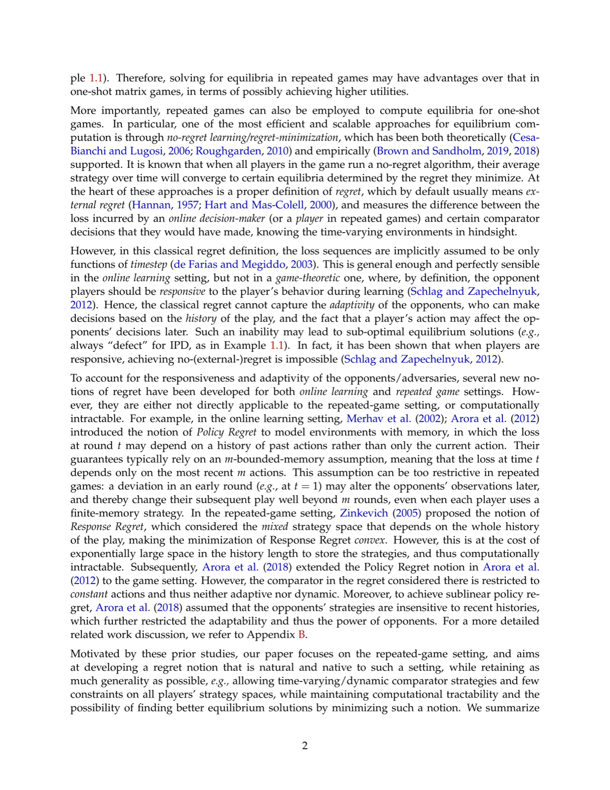 Regret Minimization with Adaptive Opponents in Repeated Games