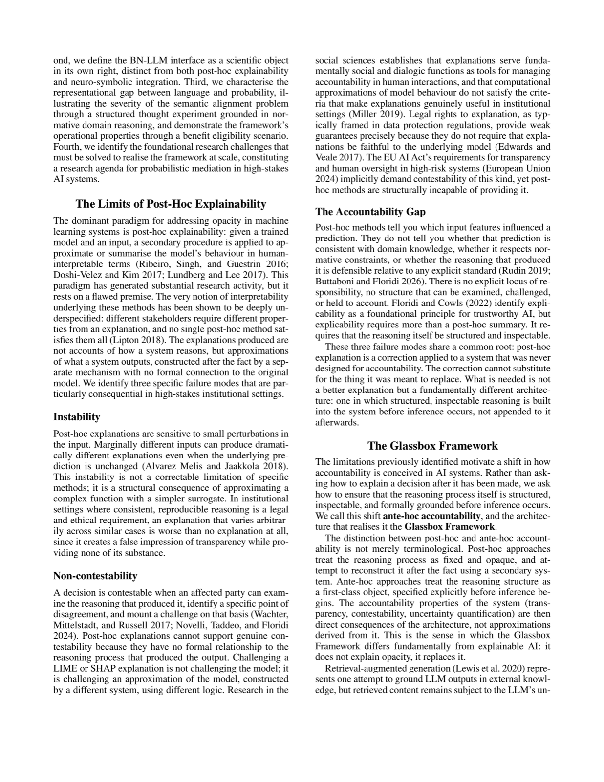 Beyond Post-hoc Explanation: Toward Glassbox AI via Probabilistic Mediation