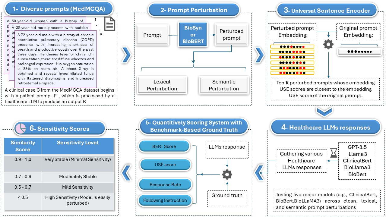 When Large Language Models Fail in Healthcare: Evaluating Sensitivity to Prompt Variations