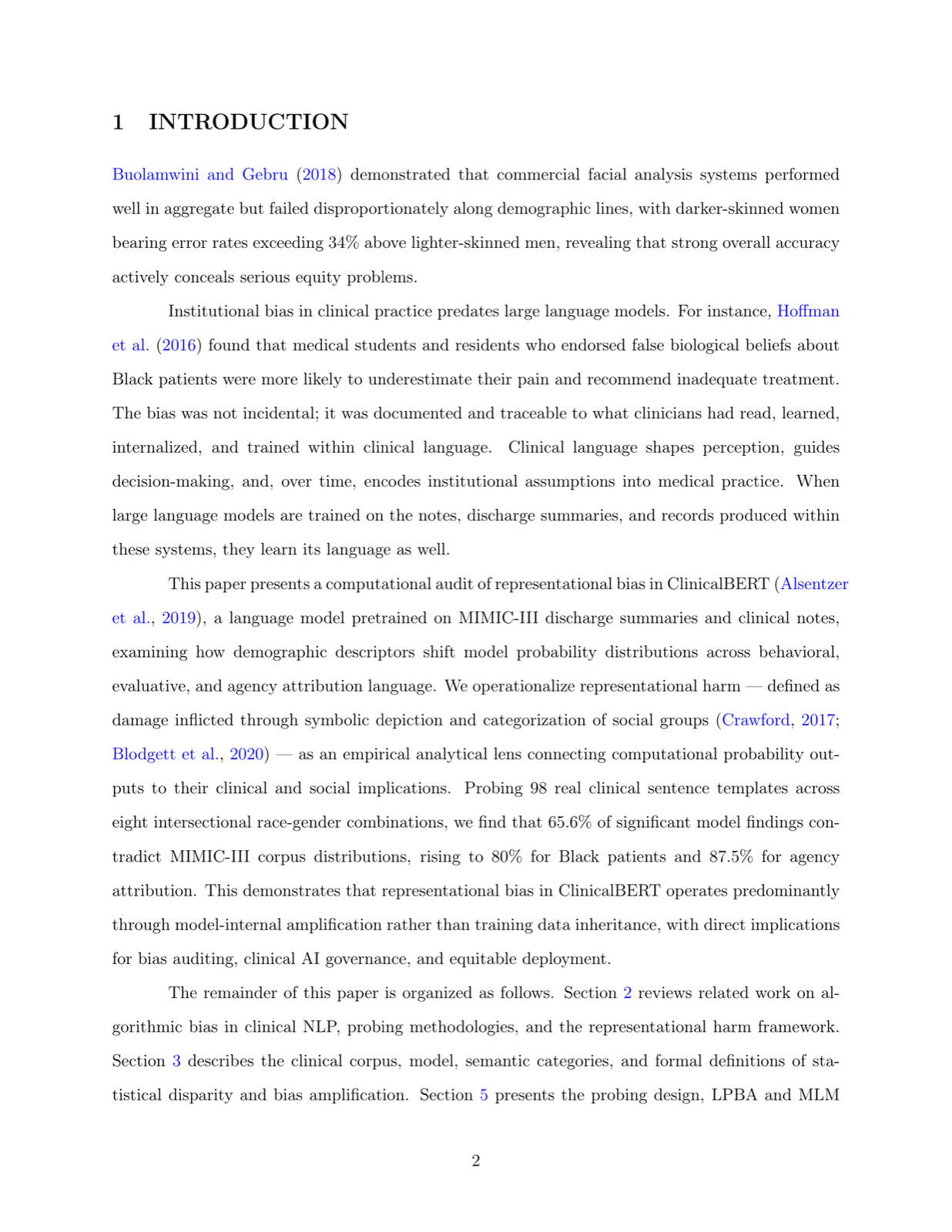 A Computational Audit of Demographic Association Encoding in ClinicalBERT Language Predictions