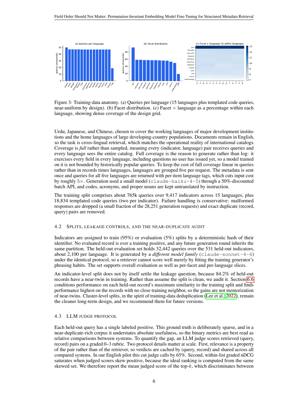 Field Order Should Not Matter: Permutation-Invariant Embedding Model Fine-Tuning for Structured Metadata Retrieval