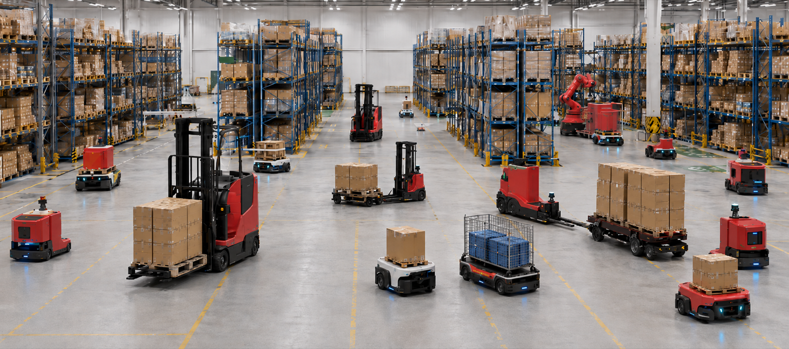 From Real-Time Planning to Reliable Execution:Scalable Coordination for Heterogeneous Multi-Robot Fleets in Industrial Environments