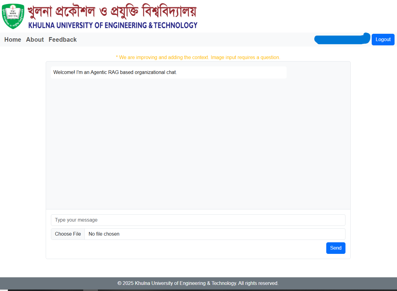 Towards Developing a Multimodal Chat Assistant for University Stakeholders: RAG-based Approach