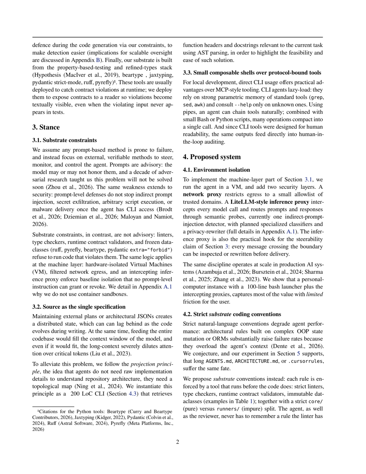 Steerability via constraints: a substrate for scalable oversight of coding agents
